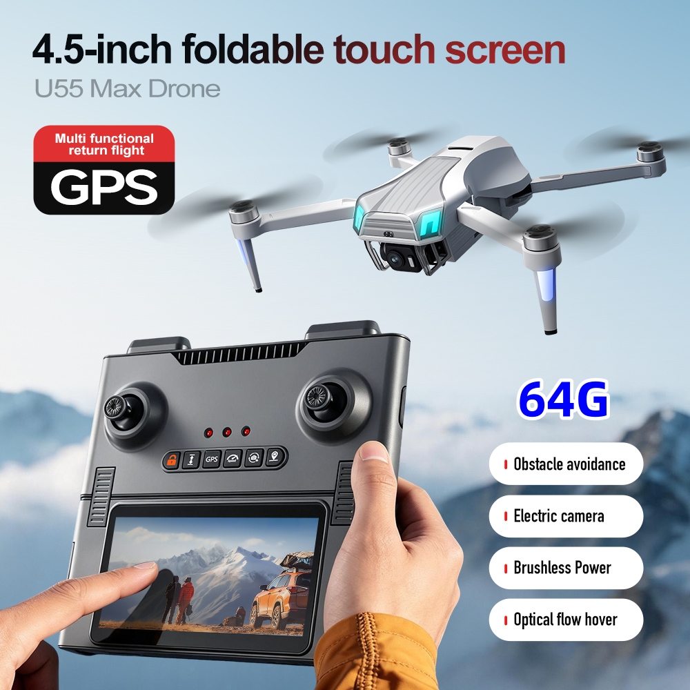Дрон NCZOBOE U55 с профессиона – обзор и цена Drone Gimbal 3 Axis
