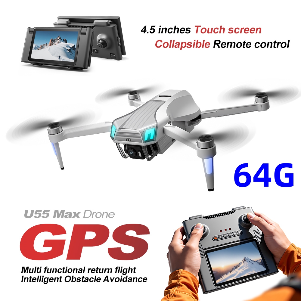 Дрон NCZOBOE U55 с профессиона – обзор и цена Drone Gimbal 3 Axis