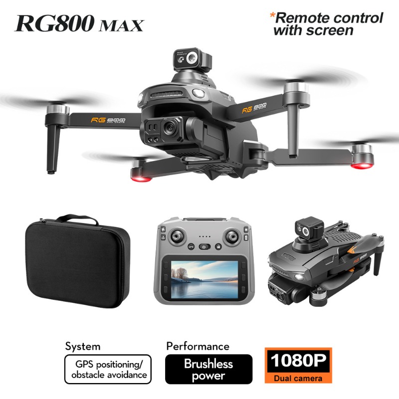 НОВЫЙ Дрон RG800 MAX 1080P HD- – обзор и цена Drone Gimbal Brushless