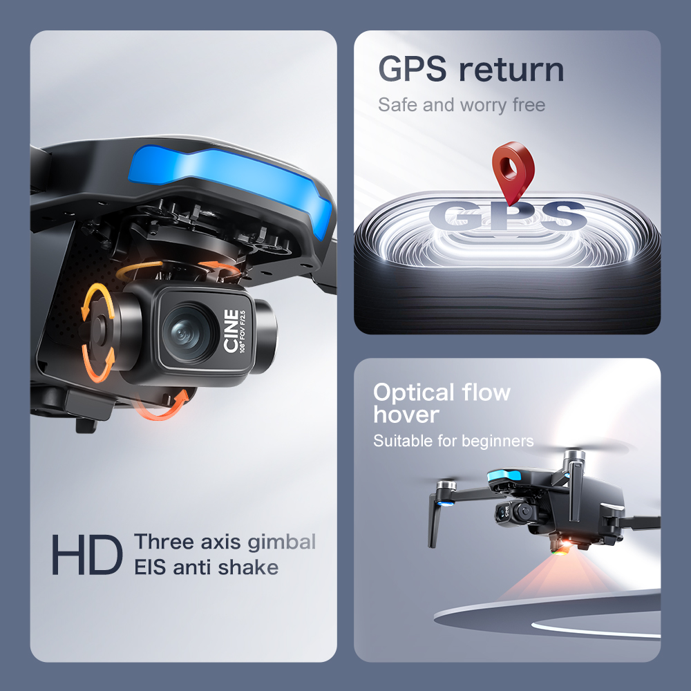 Оригинальный GPS-дрон S-X1 с п – обзор и цена Drone Gimbal 3 Axis