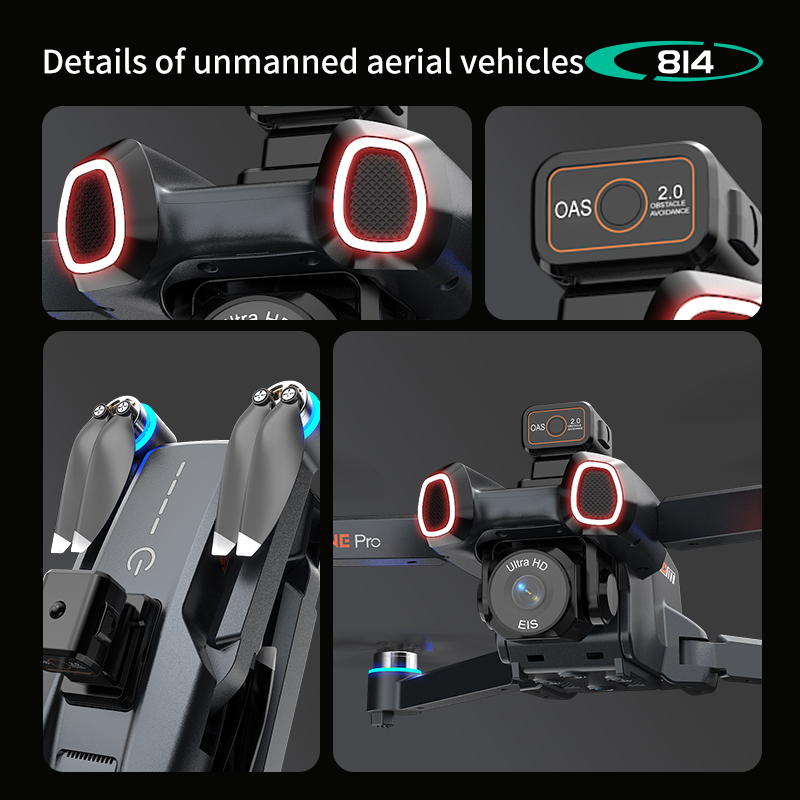 Профессиональный дрон 814 с ка – обзор и цена Drone Gimbal Brushless